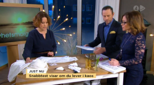 Brita Hahne på nyhetsmorgon