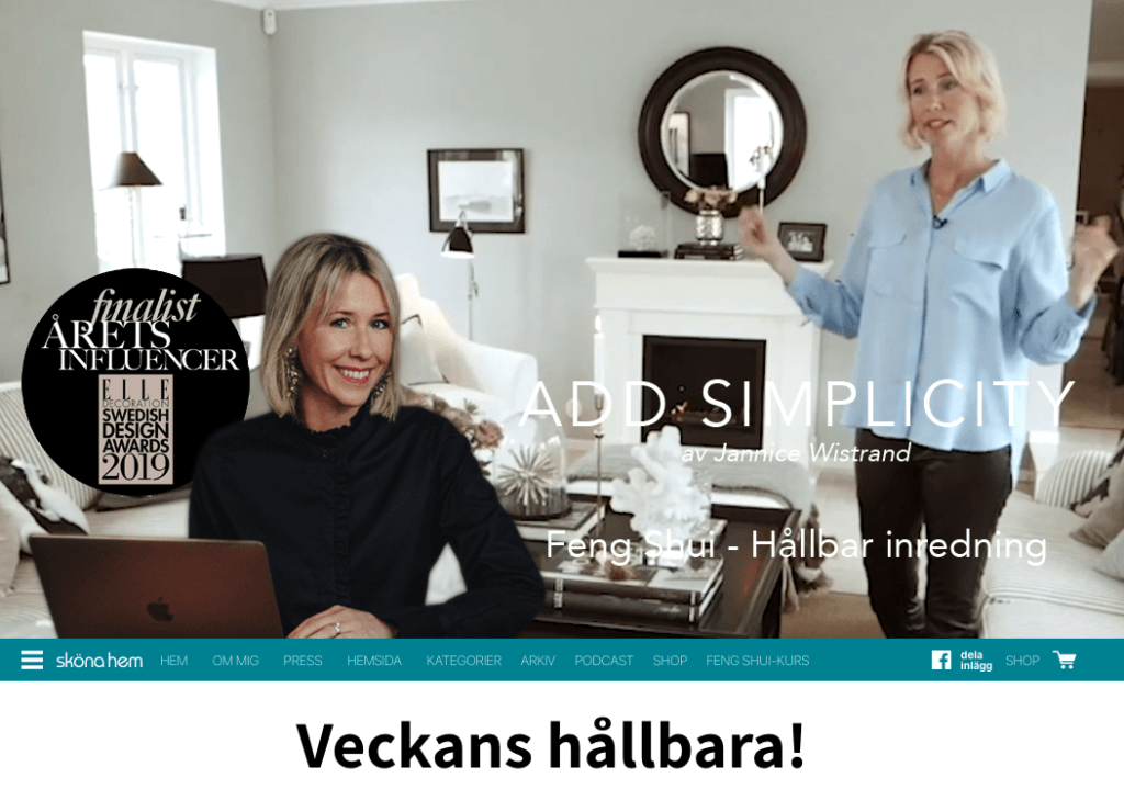 Add Simplicity Feng Shui