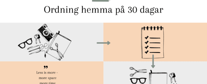 Utmaning Ordning hemma